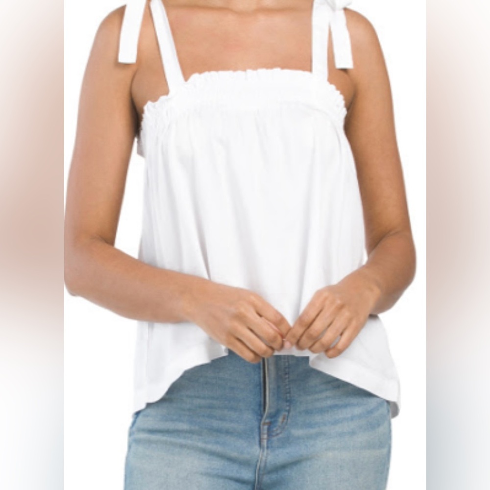 Summery white top